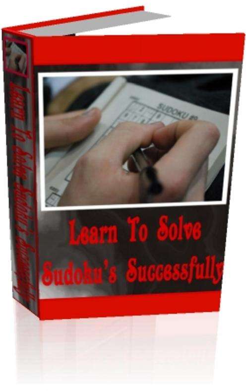 *How To Solve Sudoku Ebook - *Free Postage*