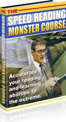 Speed Reading Monster Course  - FREE DELIVERY or Get 1000 FREE when ordering CD