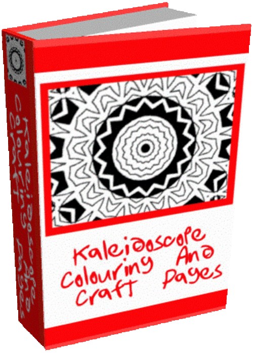 Colouring In and Crafting Kaleidoscopes - *Free Postage*