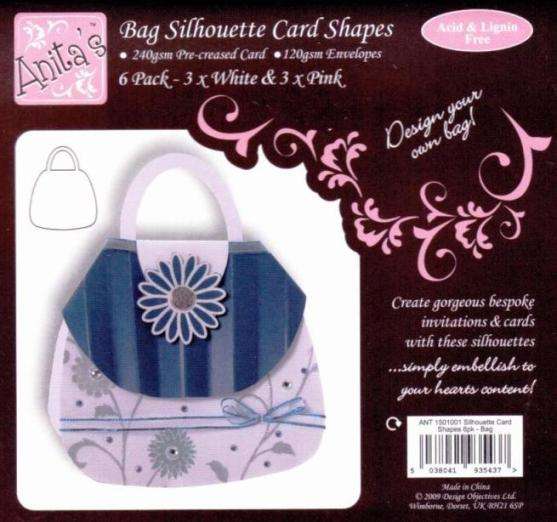 Shaped Cards Pack - Handbag - Crafts Scrapbooking