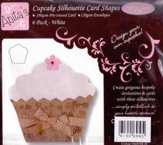 Shaped Cards Pack - Cupcake - Crafts Scrapbooking