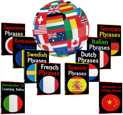 8 x Language Phrase Books On CD + 1000 Free Ebooks