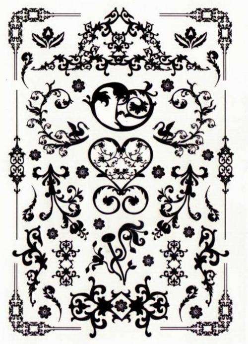 Colour Temporary Tattoos Floral Designs - Crafts