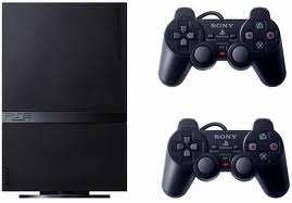 playstation 2 with 2 controls,8mb memory card and 3 games