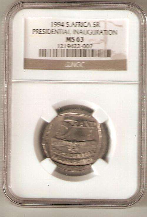 $$$ 1994 PRESIDENTIAL INAUGURATION NGC GRADED MS63 GREAT COLLECTORS COIN $$$$