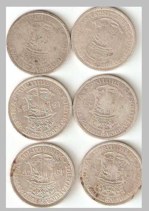 A 1925 TO 1932 2.5 SHILLING SET