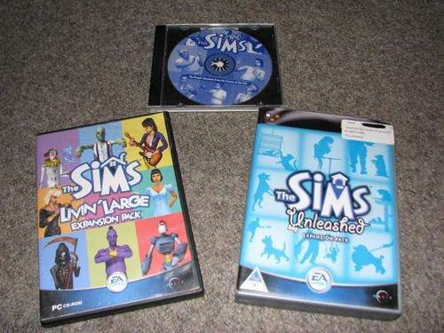 Sims 1 + Living large + Sims unleashed expansion packs