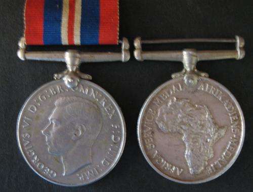W.W.2. Medal Pair to C567387  B Bantum.