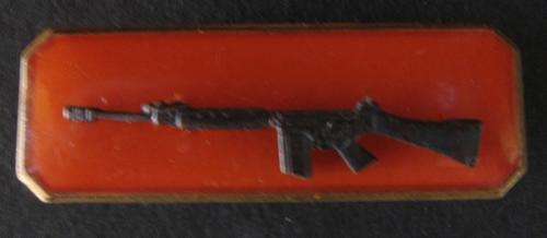 S.A.D.F. Marksman Badge. (Bronze) Pins intact