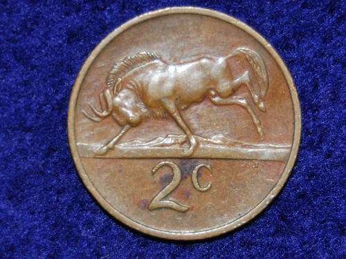 Second Decimal RSA - 2c - 1969 Afr