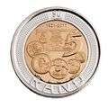2011 South Africa (1921-2011) 90th Anniversary R5 coins