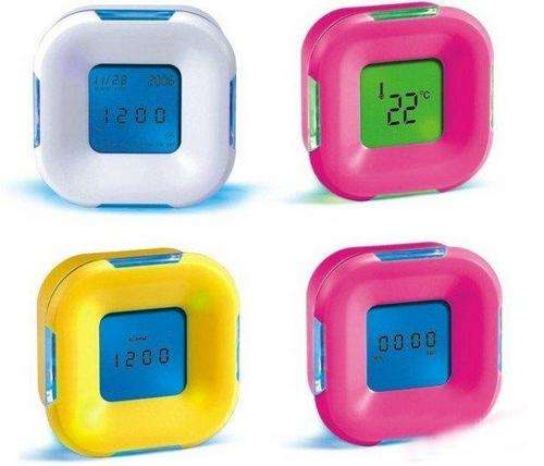 Four-sided Color LED Clock