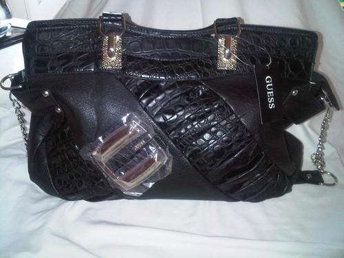 Stunning Handbag Black GUESS Handbag