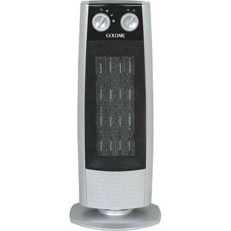 Goldair PTC Tower Fan Heater