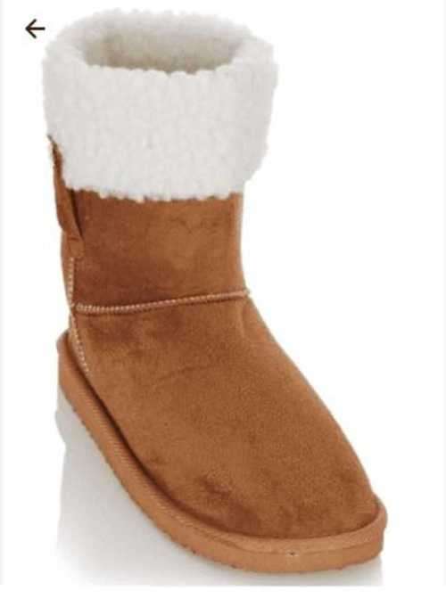 Slipper boots fleece lined