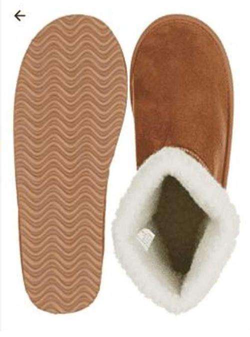 Slipper boots fleece lined