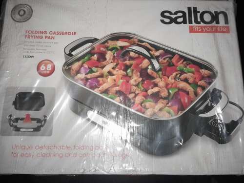 Salton Electric Casserole Frying Pan X-large 6.8L