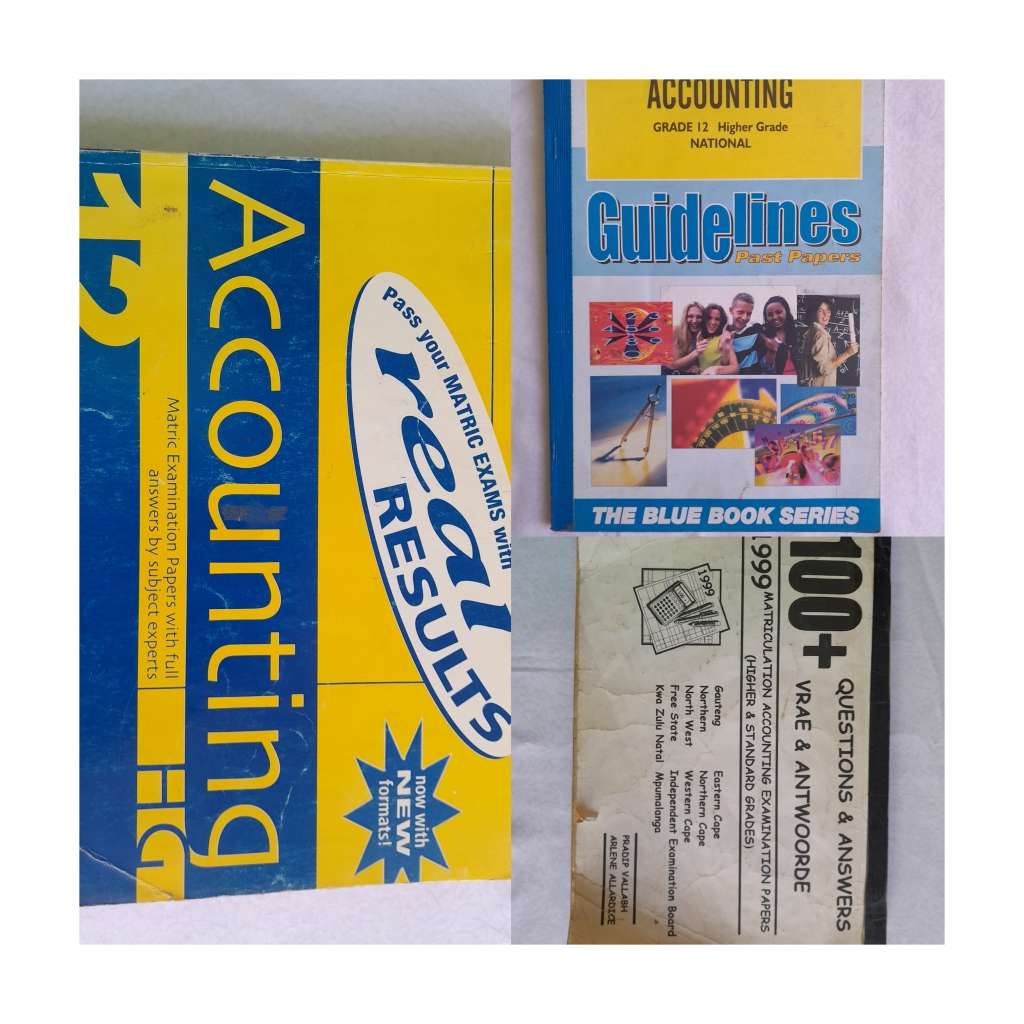 Accounting Grade 12 study guides - Set of 3