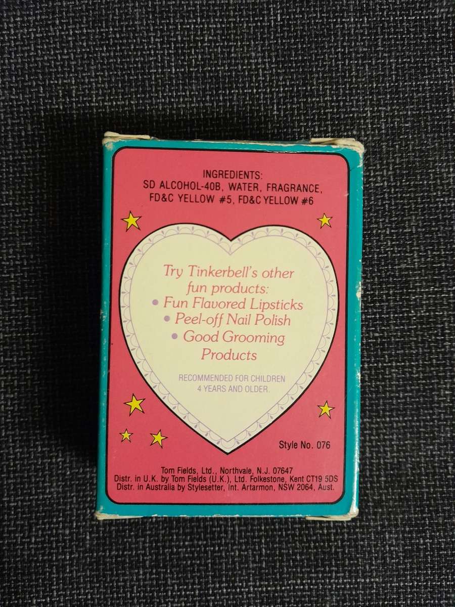 Rare Vintage Tinkerbell perfume