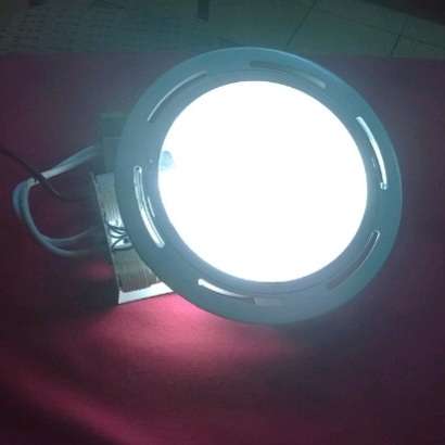 Recessed CFL Fluorescent Downlight with 2x CFL Bulbs New