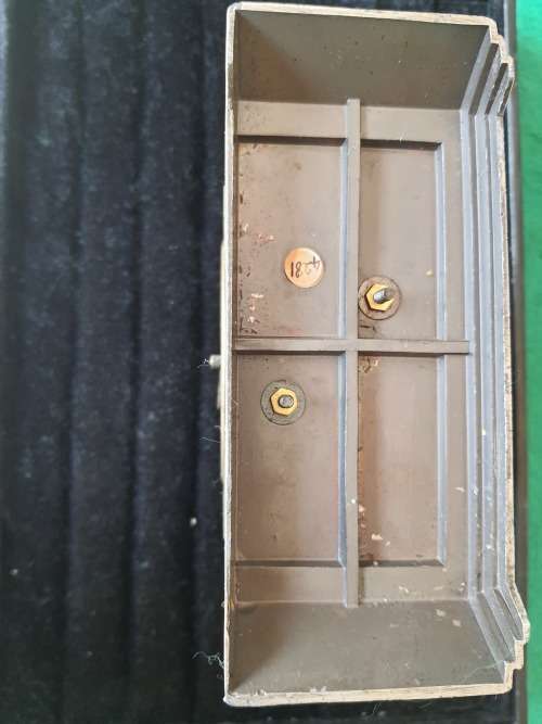 VINTAGE WINDING CLOCK BEDSIDE PEWTEL/STEEL