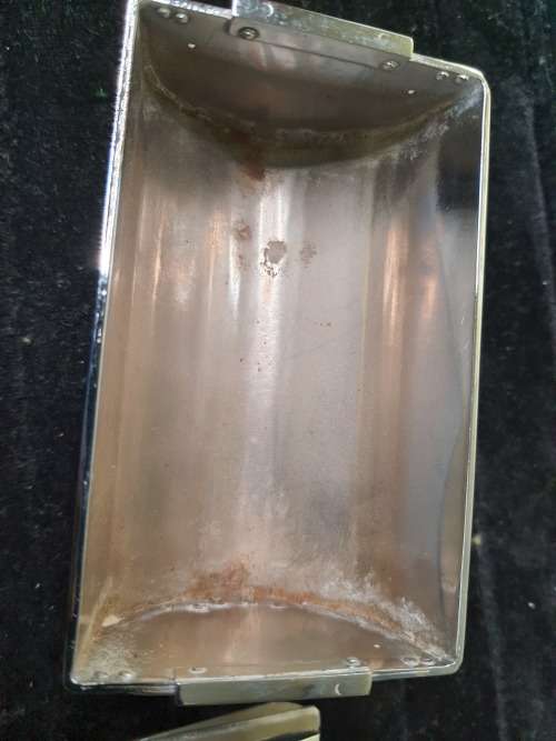 A VINTAGE ORNAMENTAL MINING CARRIAGE DESK TOP AND 2 GENTLEMENS MONEY CLIPS STAINLESS TEEEL SOLD AS