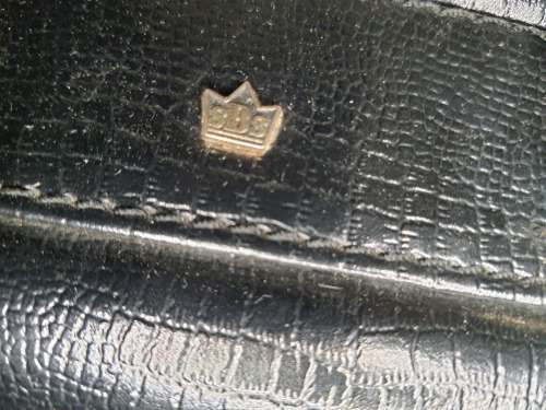 A BRAND NEW GERMAN SBS LEATHER BRIEF CASE SOLD AS IS