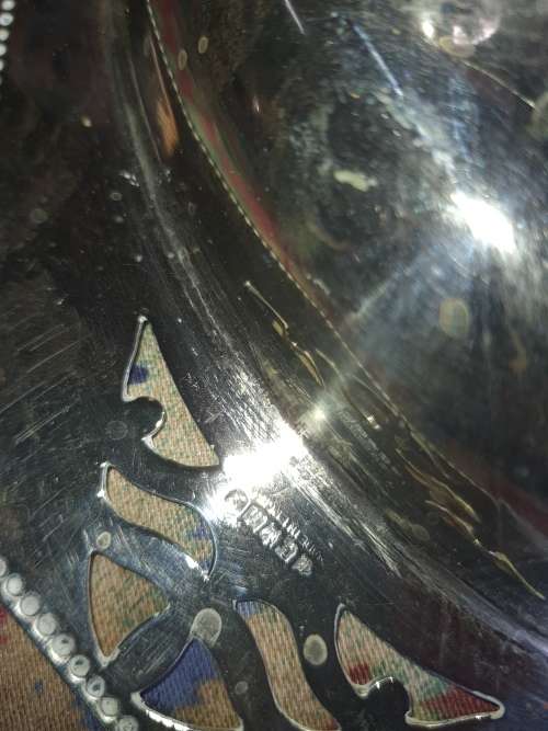 2 VINTAGE SERVING BASKETS SILVER PLATED