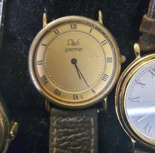 A VINTAGE COLLECTION GENTS WRIST WATCHES SOLD AS NOT TESTED