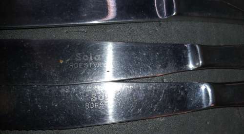 Vintage Sola Roestvry Dutch Cutlery