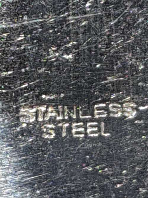 A VINTAGE FINEST QUALITY UNITY VULCAN STAINLESS STEEL 59 PIECE CUTLERY SET SOLD AS IS