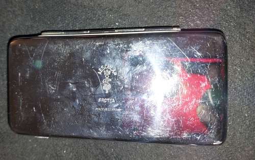 A VINTAGE STAINLESS STEEL SET EAR WAX REMOVER MADE IN GERMANY