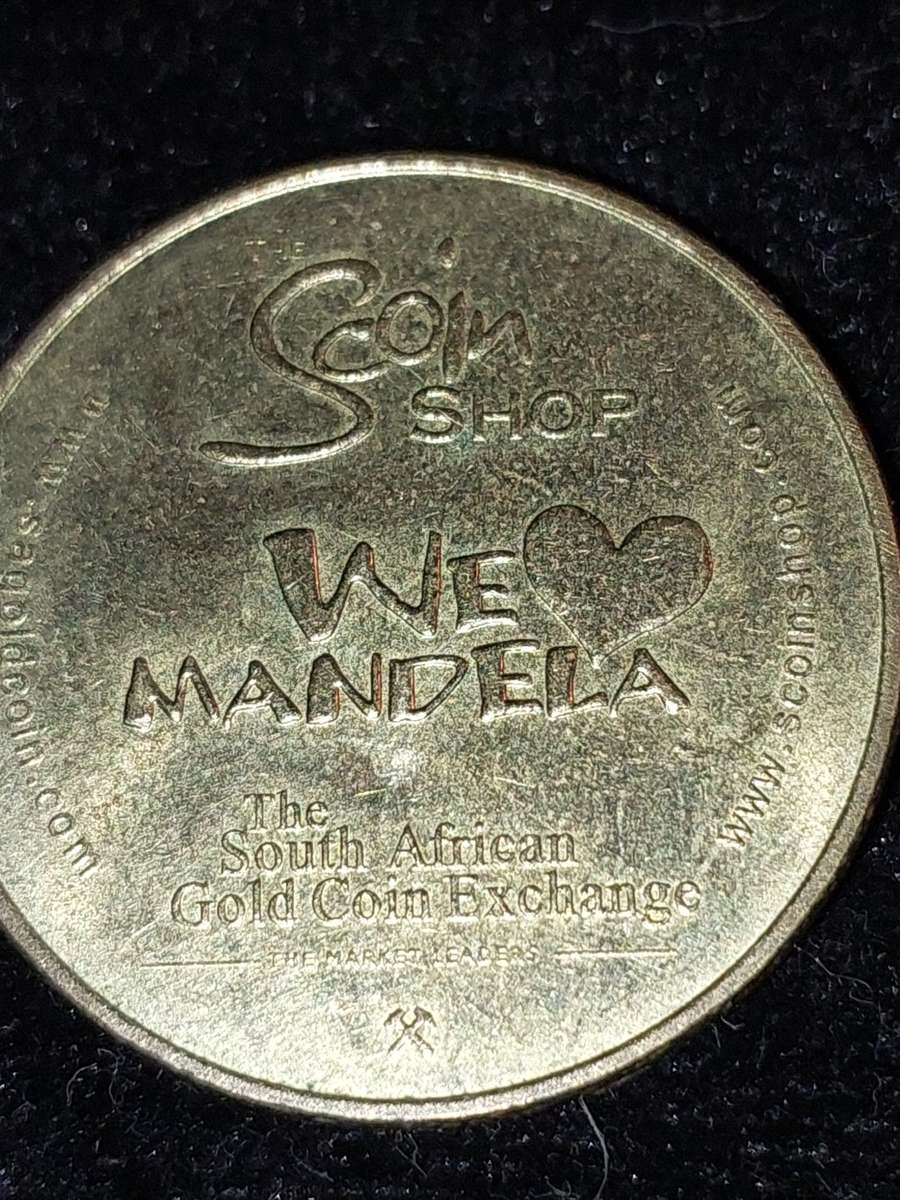 SA COIN WE LOVE MANDELA LONG WALK TO FREEDOM COIN SOLD AS IS