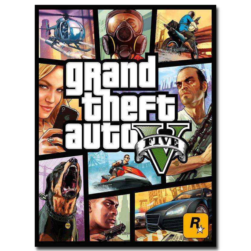 GRAND THEFT AUTO V | GTA 5 | GAME ART A3 POSTERS