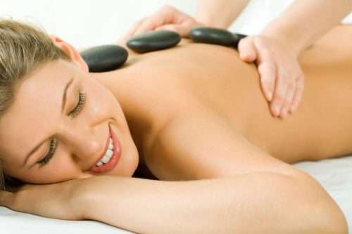 30 Minute Hot Stone Massage and a Deluxe Pedi or Mani for two people
