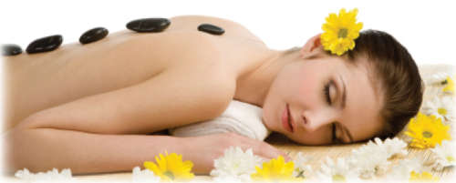 30 Minute Hot Stone Massage and a Deluxe Pedi or Mani for two people