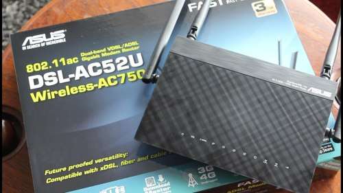 ASUS DSL-AC52U WIRELESS AC750, WIFI, 4G/3G ROUTER, IN BOX