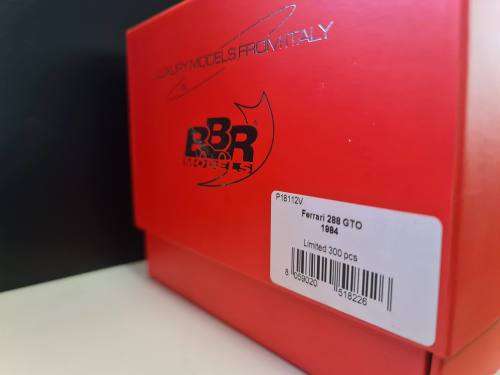 P18112V BBR FERRARI 288 GTO RED 1:18