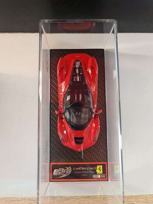FERRARI `` LA FERRARI `` RED GENEVE AUTO SHOW 2013 BBR LIM. BBRC115A 1/43