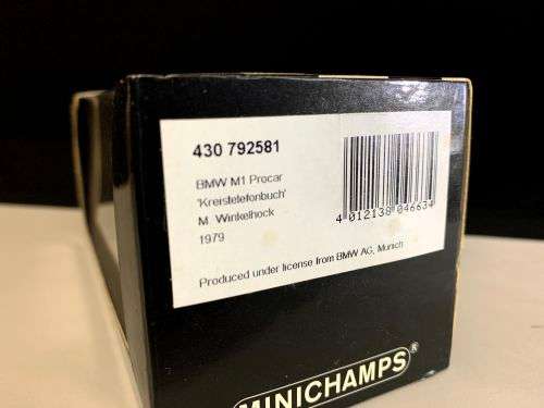 Minichamps 1/43 BMW M1 Procar M. Winkelhock 1979 430792581