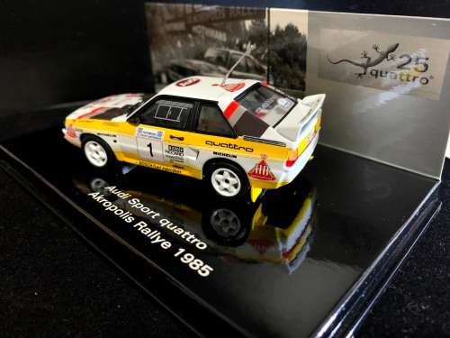 MINICHAMPS - AUDI - QUATTRO SPORT N 1 RALLY ACROPOLIS 1985 S.BLOMQVIST - B.CEDERBERG