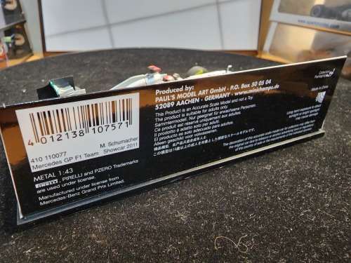 Michael Schumacher Mercedes GP Showcar 2011