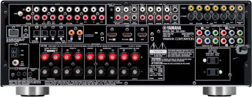 Yamaha RX-V461 XM Home Theater System with 5.1 Jamo Surround Sound Speakers