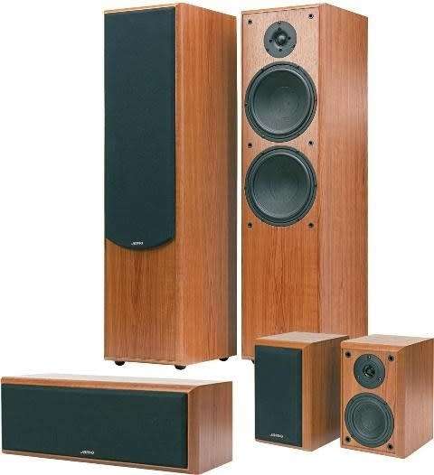 Yamaha RX-V461 XM Home Theater System with 5.1 Jamo Surround Sound Speakers