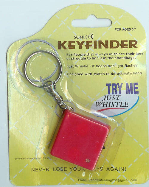 SONIC KEYFINDER. NO MORE LOOKING FOR YOUR KEYS! JUST WHISTLE!