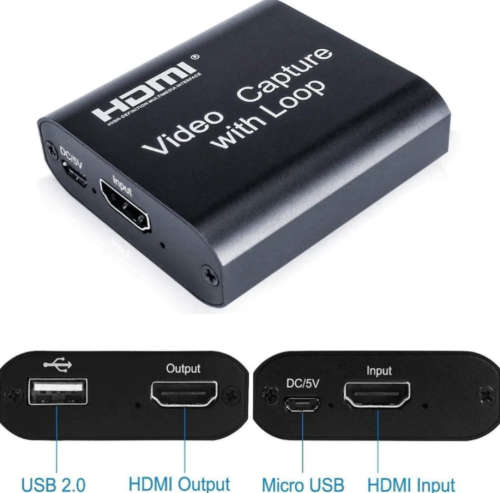 USB to HDMI Video capture with loop