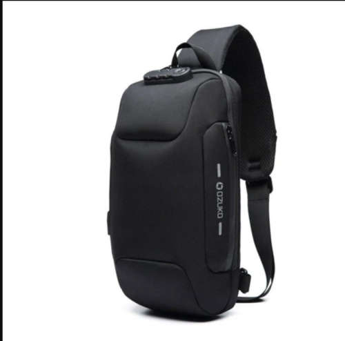 Bag Shoulder Crossbody Backpack With USB Port (Black,Red,Dark Grey,Millitary Color& Camouflage)