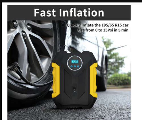 Digital air compressor portable hand pump for cars Portable tire Inflator