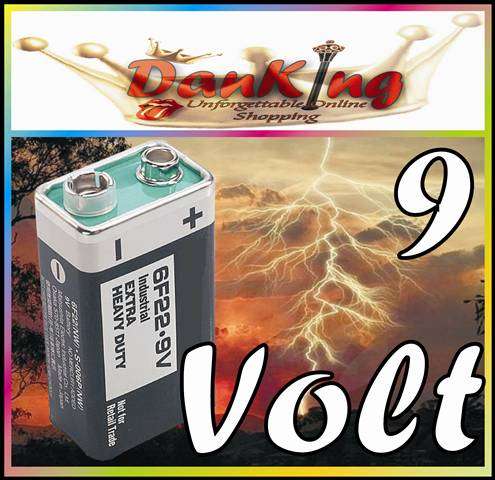 10 Pcs 9V Batteries - Heavy Duty