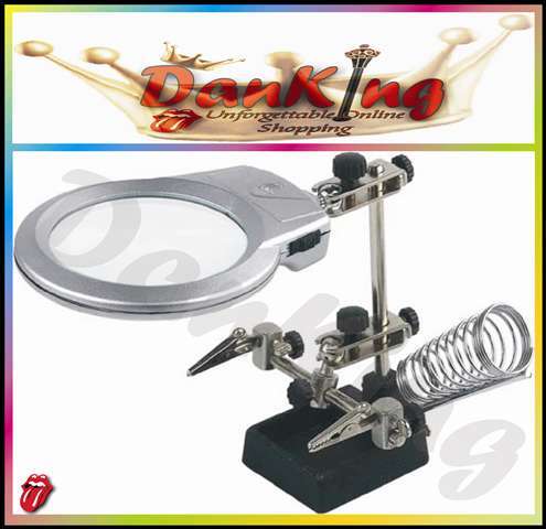 Jumbo Helping Hand with Powerfull LED Light & Soldering Station!!!